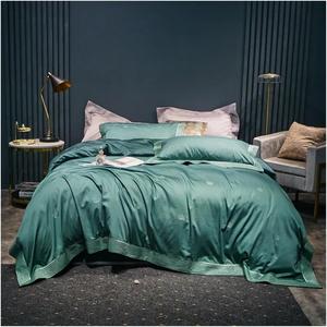 KYTGFH Комплект постельного белья из египетского хлопка с роскошной вышивкой корона