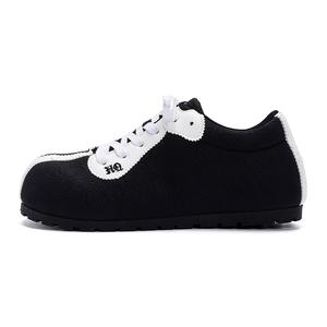 Женские кеды для скейтбординга Mesh, износостойкие и легкие, низкие HUANQIU, черный (hidden wedge)