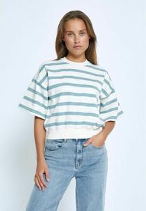 Футболка с принтом MSESTELLA SHORT SLEEVE SWEAT Minus, светло-голубой