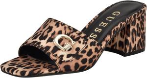 GUESS womens Gallai, Medium Brown Cheetah 210
