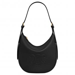 CELINE Сумка через плечо HeloiseTriomphe Soft Cow Leather Crossbody Bag, женская, черная
