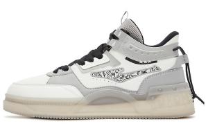 Кроссовки для скейтборда мужские, среднего размера, цвет дубовый, белый/цементно-серый Erke