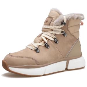 Кроссовки для активного отдыха женские с высоким берцем, абрикосовые Humtto, бежевый/коричневый