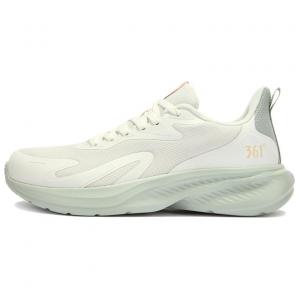 361° Кроссовки женские, белые, зеленые, с противоскользящим покрытием, износостойкие, низкие, повседневные