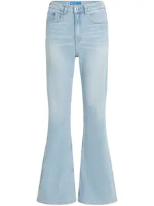 Расклешенные джинсы с завышенной талией Karl Lagerfeld Jeans, синий