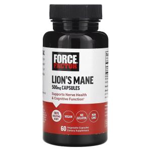 Force Factor Lion's Mane 500 мг 60 растительных капсул