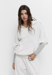 Худи PULL&BEAR Hoodie, Light Grey