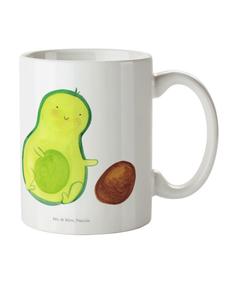 Детская кружка с косточкой авокадо, роллы без слов, белая Mr. & Mrs. Panda