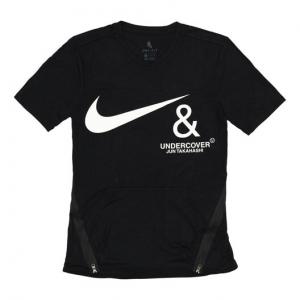 Футболка men's dri-fit quick dry casual sports round neck short sleeve t-shirt Nike, черный