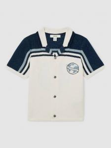 Детская футболка Mitchell Globe Reiss, Navy/Blue/White