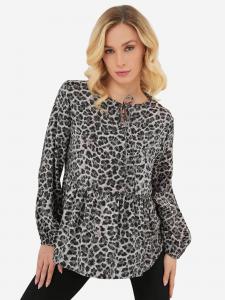 Bigdart Блузка в сером, антрацитовом цвете