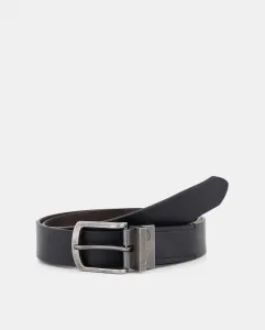 Базовый двусторонний мужской ремень Green Coast, черный