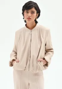 Куртка из искусственной кожи Rinascimento, Beige Turtle