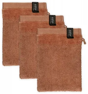 SCHÖNER WOHNEN Collection Рукавицы для мытья "Sense", (упаковка, 3 шт., упаковка) SCHÖNER WOHNEN-KOLLEKTION 16х21 см (3 шт.), цвет rost