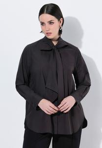 Блуза Ulla Popken Button-down blouse, Black
