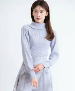 Водолазка в рубчик Noela, цвет Saxophone