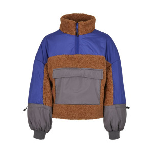 Куртка Urban Classics Tricolor Urban Hiking Classics Sherpa, оранжевый