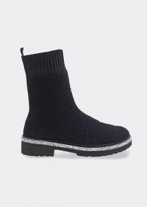 Блестящие ботинки-носки Teddy Borg Love Lemonade, черный