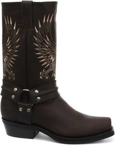 Мужские ковбойские сапоги Grinders Bald Eagle коричневые