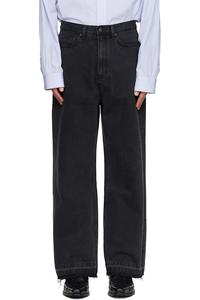 Tonywack Черные джинсы с широкими штанинами