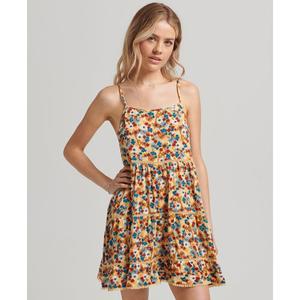 Платье Superdry Vintage Mini Beach Cami, желтый