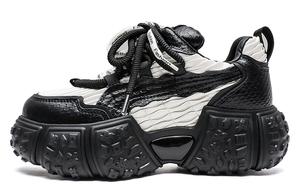 Roubini Модные кроссовки, нескользящие, износостойкие, низкие, массивные, женские, цвет Nano White