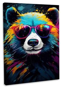 Картина на холсте Hustling Sharks Red Panda Cool, синий