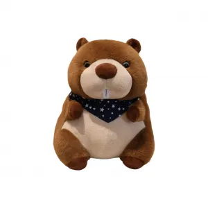 Плюшевая кукла сурок милая шарф 22cm/30cm/45cm высота Bitter purchase