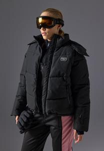 Лыжная куртка Even&Odd active SKI JACKET WITH DETACHABLE HOOD, Black