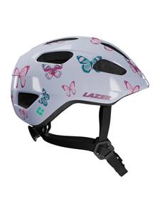Lazer Детский велосипедный шлем Nutz 2.0 KinetiCore белого цвета