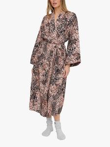 Халат с принтом animal print Lily and Lionel, Brown