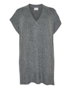 KAFFE CURVE Кейп 'KA Annett' в цвете Mottled Grey