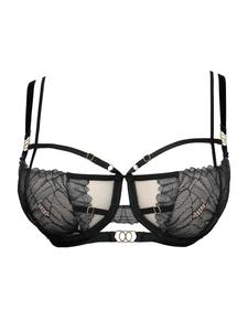Бюстгальтер на косточках SugarShape Balconette Bra, черный