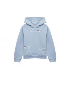 Koton Толстовка в светло-голубом цвете