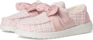 Кроссовки Hey Dude Kids  Wendy Bow Tweed, Pale Pink