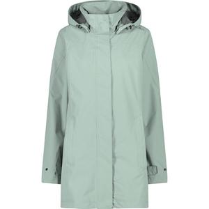 Женская куртка-дождевик с капюшоном на кнопках Cmp, зеленый