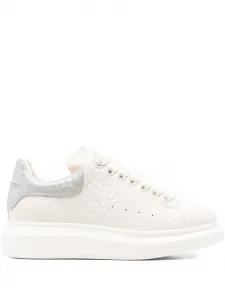 Балетки с текстурированной задником Alexander McQueen, белый