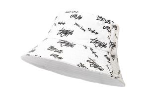 Белая объемная панама унисекс BAIJUAN, Черный