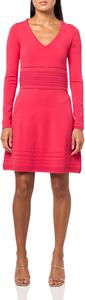 BOSS Женское платье-свитер Fudino из стрейч-вискозы, Jazzy Pink