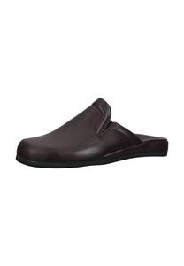 Кожаные тапочки ROHDE, винно-красный