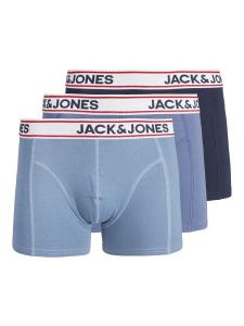 Трусы JACK & JONES Boxer shorts Jake, цвет marine blue/light blue