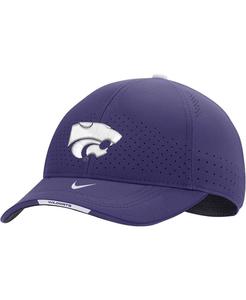 Мужская фиолетовая регулируемая кепка Kansas State Wildcats 2023 Sideline Legacy91 Performance Nike