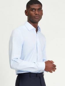 Хлопковая рубашка Regular Fit Chequerboard Dobby Ben Sherman, Blue