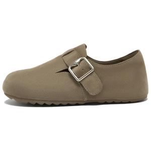 Повседневные однобортные туфли женские BASTO, Khaki Gray