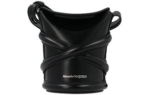 Мини-сумка-ведро с тисненым логотипом Curve Alexander McQueen