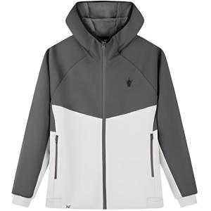 361° Толстовка мужская Lighthouse Gray/Mouse Gray с капюшоном утолщенный кардиган