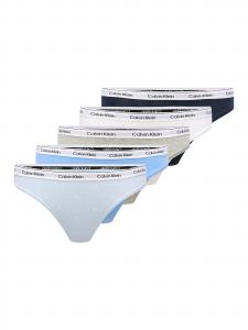 Calvin Klein Underwear Трусики в цветах Navy, Sky Blue, Light Blue, Light Grey, White