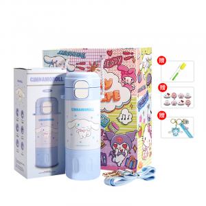 Термостакан Sanrio, Big Ear Dog (Includes Cup Brush + Straw Brush + 3D Sticker + Keychain + Gift Bag)