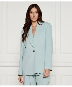 Элегантная куртка из цесарки Regular fit Pinko, голубой