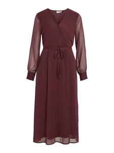 Миди платье VILA VIFALIA, Aubergine